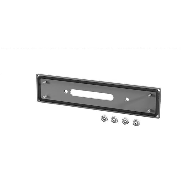 Plate, 9-1/2 in. H x 2-1/4 in. W x 0.38 in. L, Steel